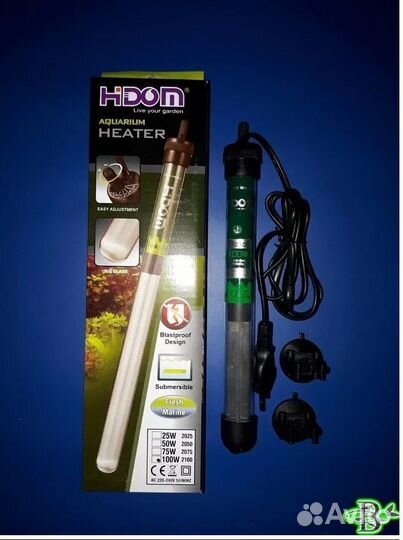 Нагреватель для аквариума нт-2100 регул.100 вт