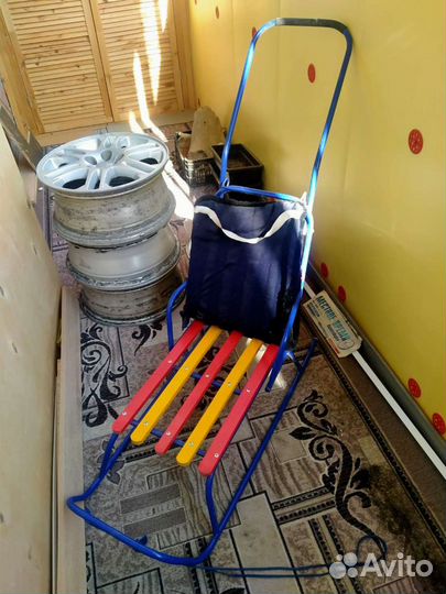 Детские зимние санки