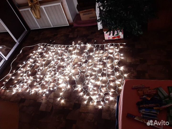 Гирлянда светодиодная. украшение к новому году