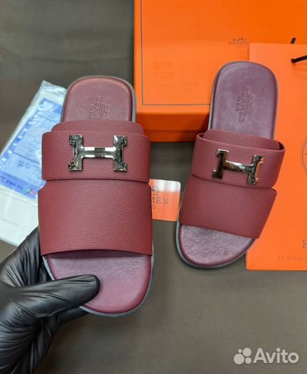 Шлепки Сланцы Hermes женские Размер 36-40
