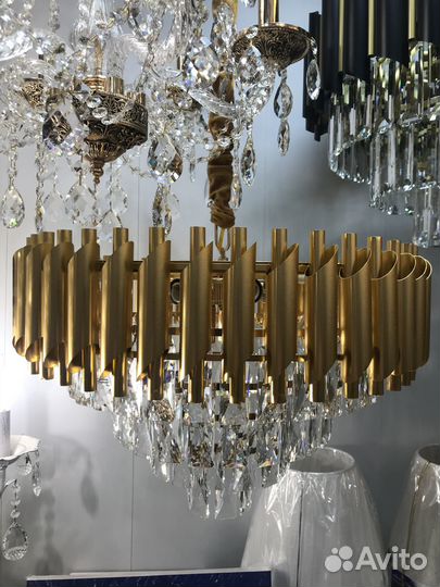 Люстра золото (3537.4) D 550