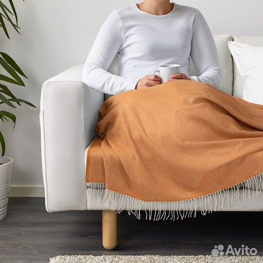 Плед IKEA новый 140х180