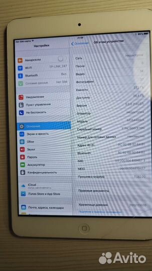 iPad mini 1 A1455 wi-fi+cellular