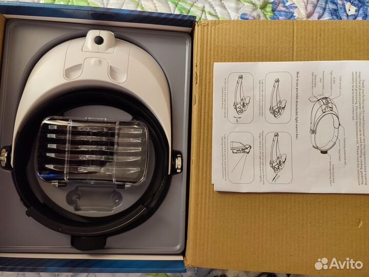 Налобные очки-лупа