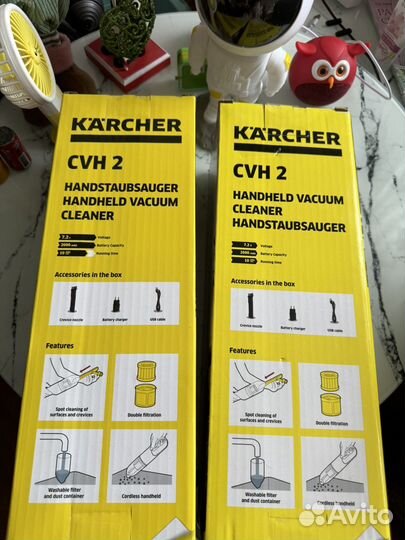 Автомобильный пылесос karcher cvh 2 новый