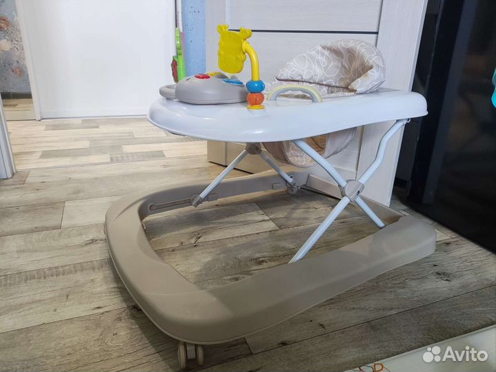 Ходунки Everflo Quick step 2 в 1 beige WT717