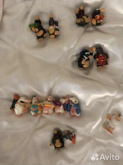 Киндер Смурфы, кроты 90-е разные коллекции