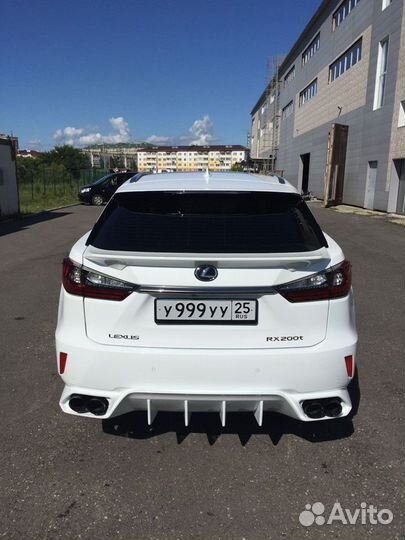 Lexus RX 2015+ Спойлер Artisan задний M8XE9