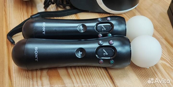 VR шлем для PS4 + move 2 шт