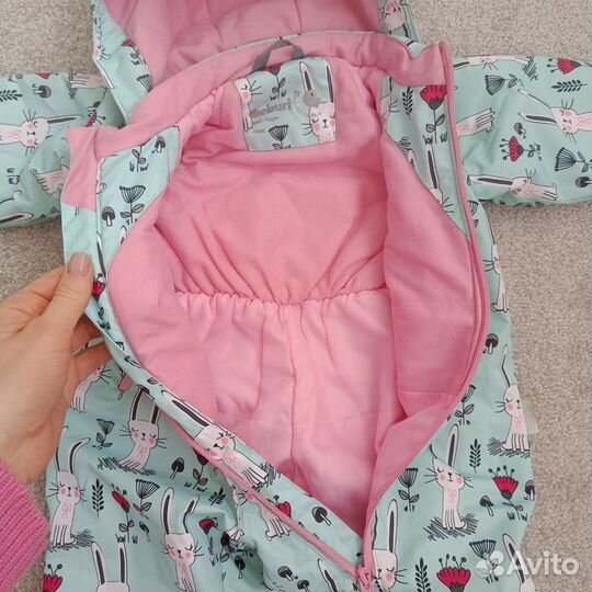 Комбинезон демисезонный 74 80 для девочки