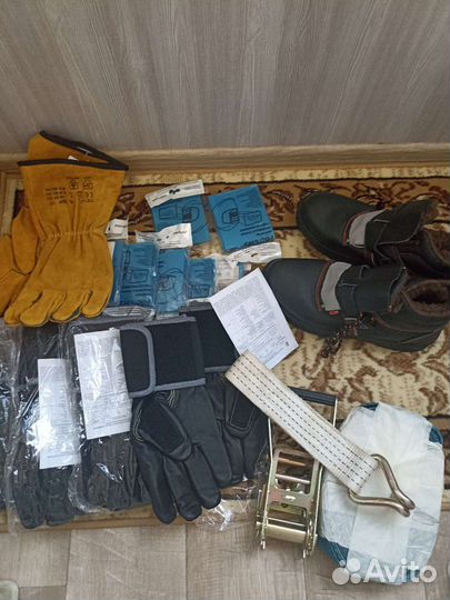 Ботинки, краги, Нарукавники,стяжка,стекла-Сварщика