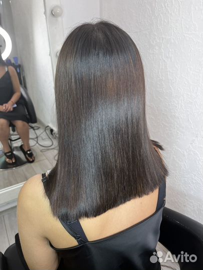 Модель на кератин, ботокс, нанопластику