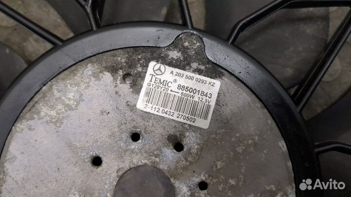 Вентилятор радиатора Mercedes C W203, 2002