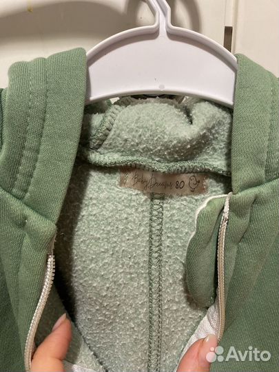 Комбинезон для девочки 80 на флисе