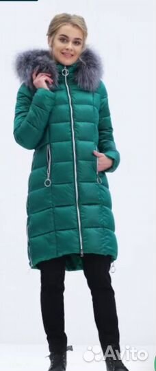 Пуховик женский зима