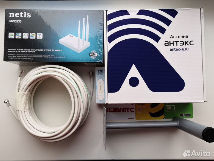 4g интернет комплект для дома дачи деревни