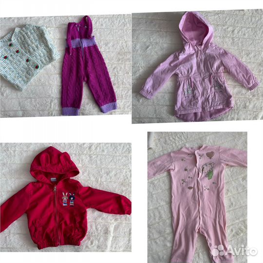 Брендовые вещи пакетом на девочку 80 9-12 мес