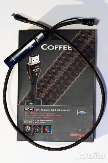 AudioQuest hdmi coffee, 1m кабель