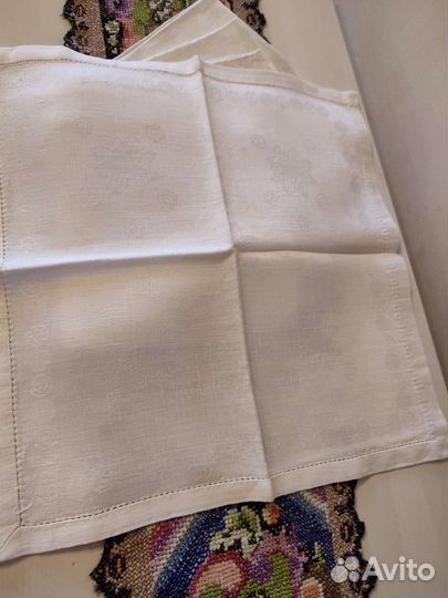 Салфетки на стол льняные СССР