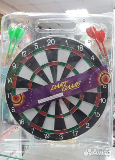Дартс двухсторонний с дротиками