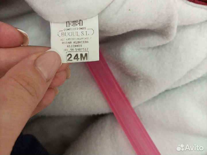 Джинсовый комбинезон от1-2 лет на весна лето