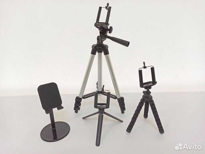 Селфи штативы гибкие и на жёстком креплении