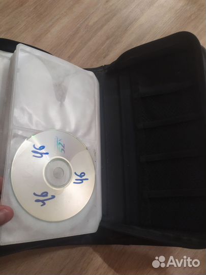 Сумка для cd дисков вместе с дисками