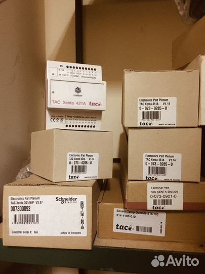 Xenta TAC контроллеры / датчики
