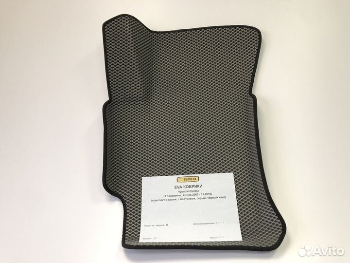 Коврики eva 3D с бортами