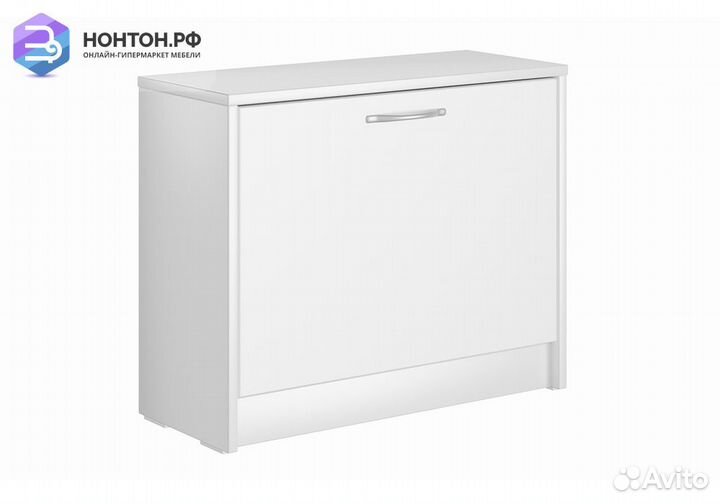 Тумба для обуви Орион 1 ячейка белая