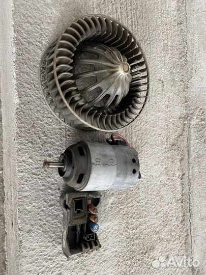 Мотор печки с крыльчаткой мерседес 211