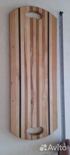 Доска сервировочная из разных пород