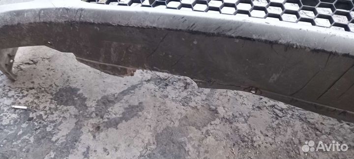 Передний бампер рено логан 1