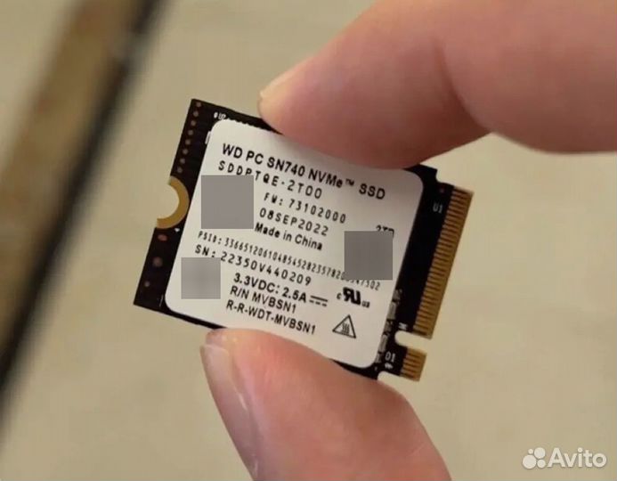 SSD WD SN740 512GB / 1TB / 2TB M.2 2230 (Новые)