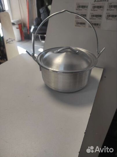 Котелок походный с крышкой