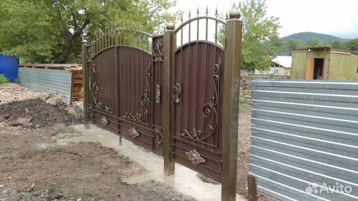 Ворота кованые