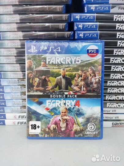 PS4 Far Cry 5 (английская версия) + Far Cry 4