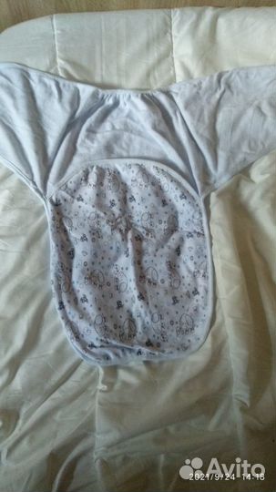 Пеленка кокон на липучках