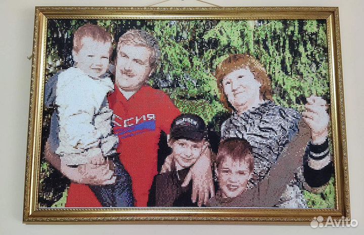 Алмазная мозаика по фото - набор