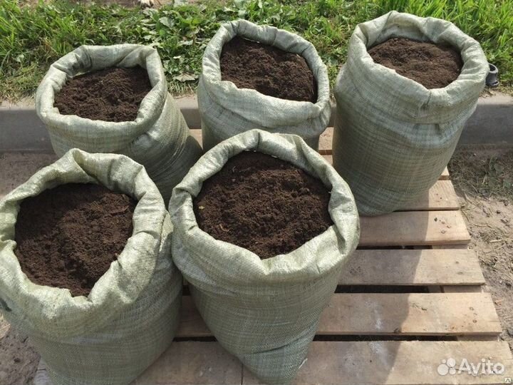 Конский коровий перегной