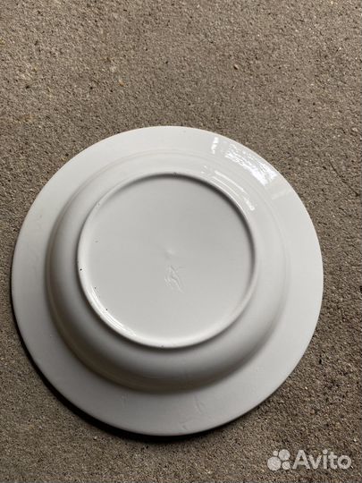 Тарелка глубокая суповая Фаянс как СССР