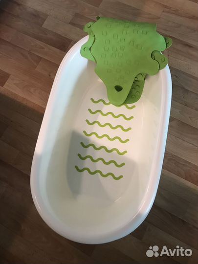 Ванночка икеа и коврик для купания патрул