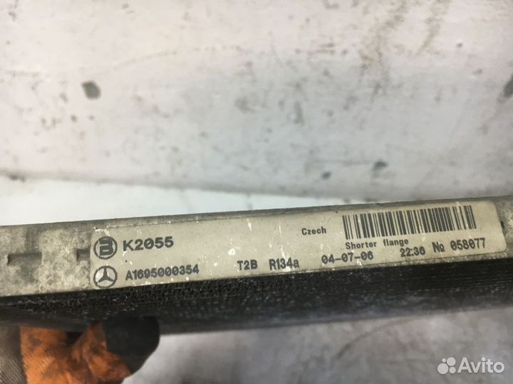 Радиатор кондиционера (конденсер) Mercedes-Benz A-Class