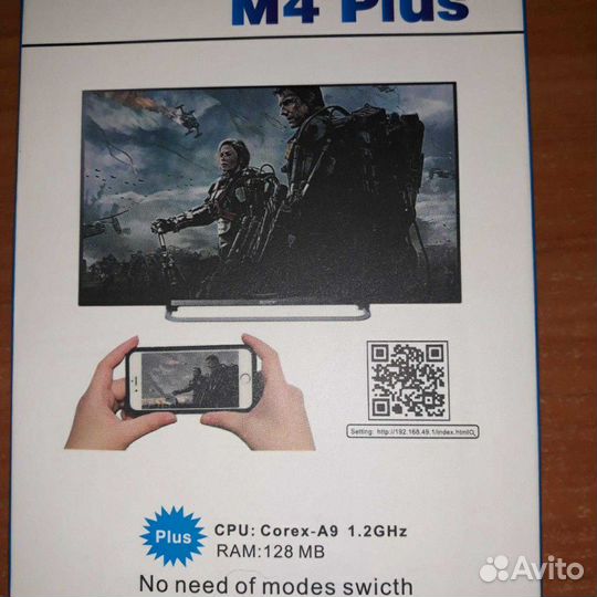 Беспроводной Wi-Fi адаптер Anycast M4 Plus(новый.2