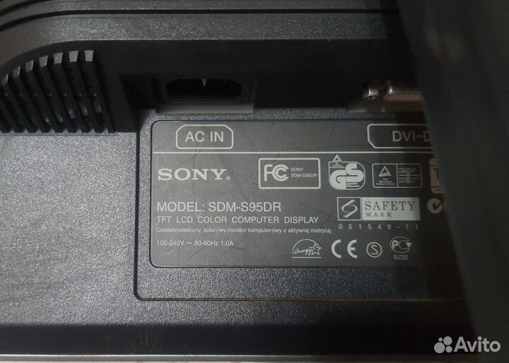 Монитор Sony