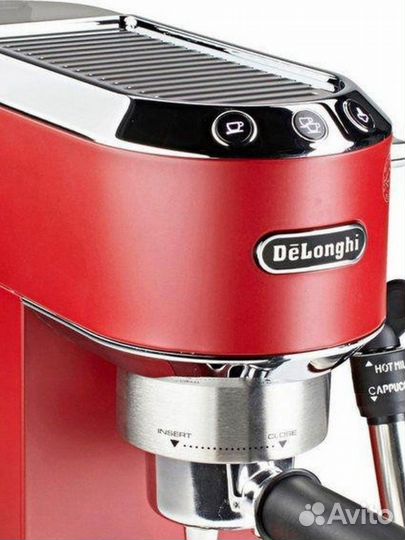 Кофемашина рожковая DeLonghi Dedica EC685.R
