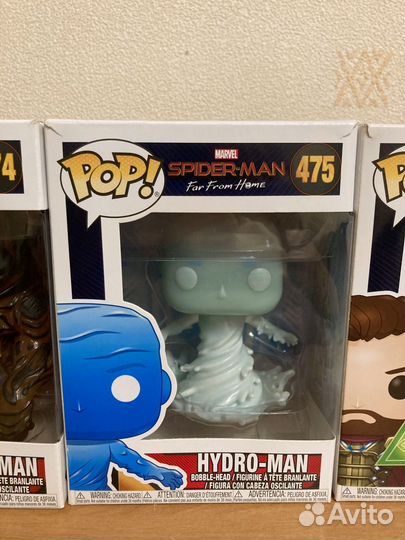 Funko pop moltenman 474 hydro-man 475 mysterio 477