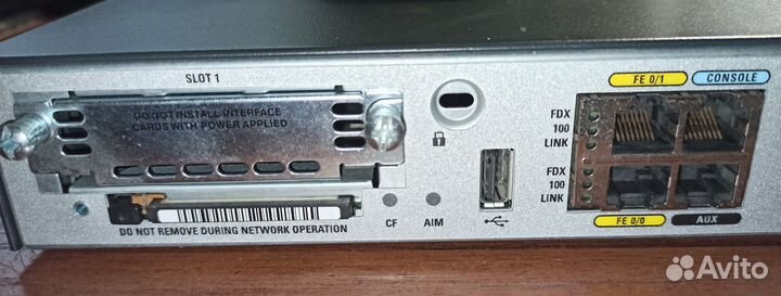 Маршрутизатор Cisco 1841 + WIC-2AM-V2