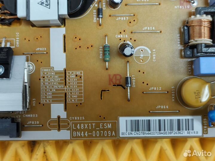 Блок питания телевизора BN44-00709A