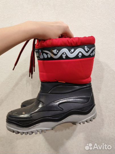 Зимние меховые ботинки